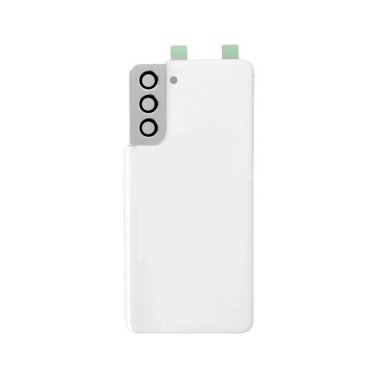 BACK COVER WITH LENS SAMSUNG GALAXY S21/G991 WHITE